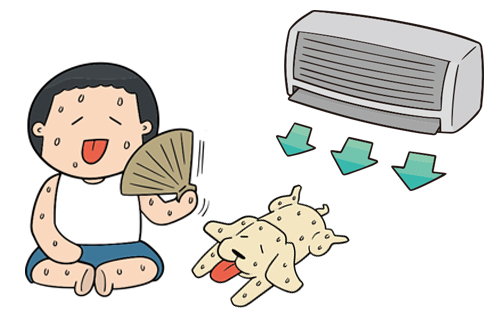 冷暖房が効かないトラブル